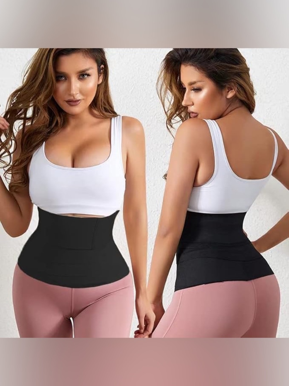 Snatch Me Up Bandage Tummy Wrap Black Waist Trainer